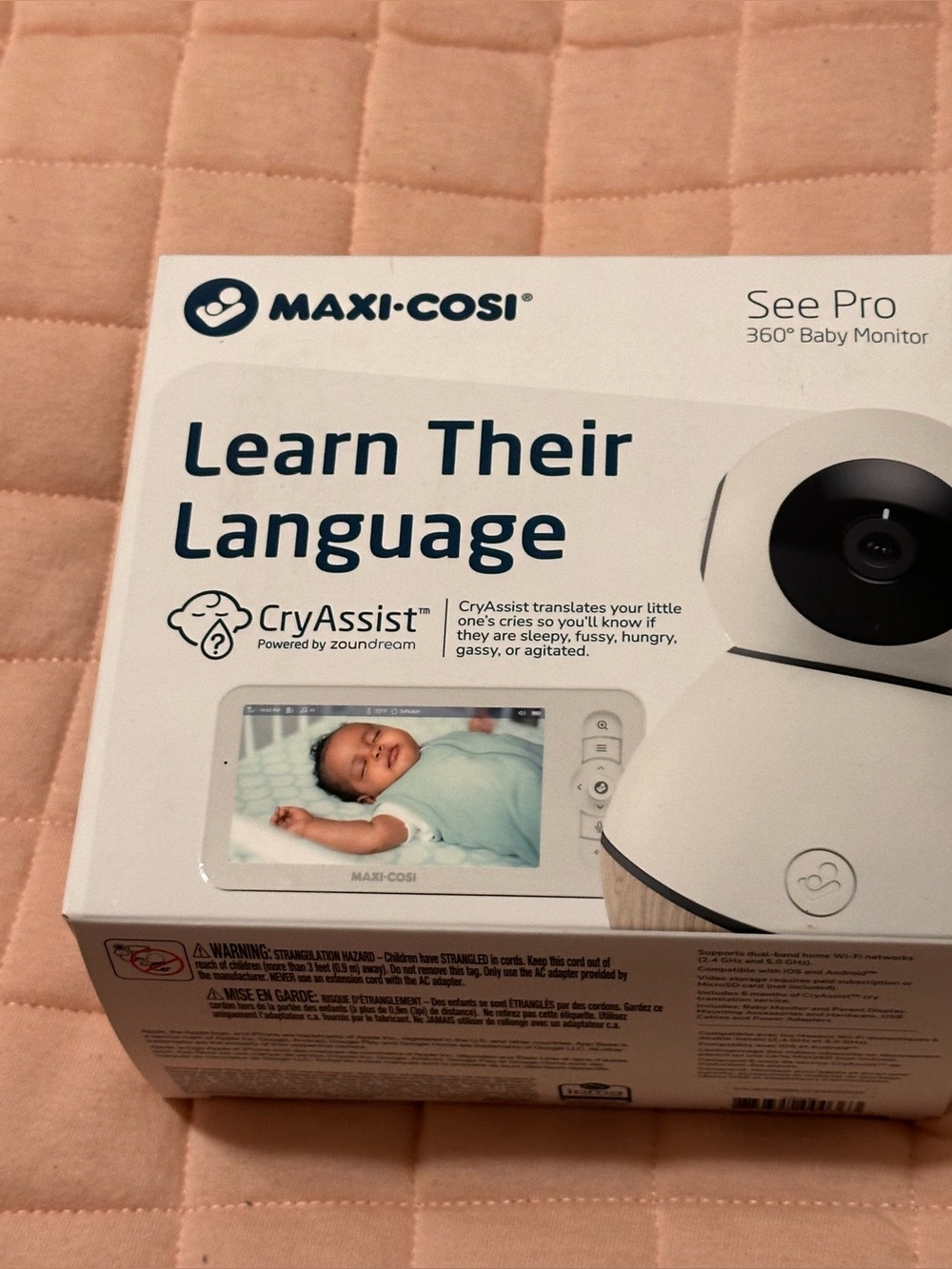 Maxi Cosi See Pro 360 baby monitor brand new in sealed box MSRP 299.99 +